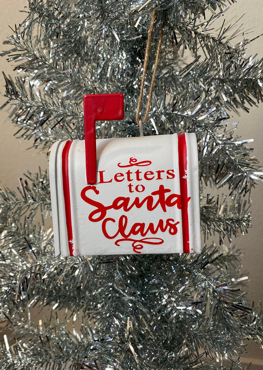 Letters to Santa Claus Mailbox Christmas Ornament
