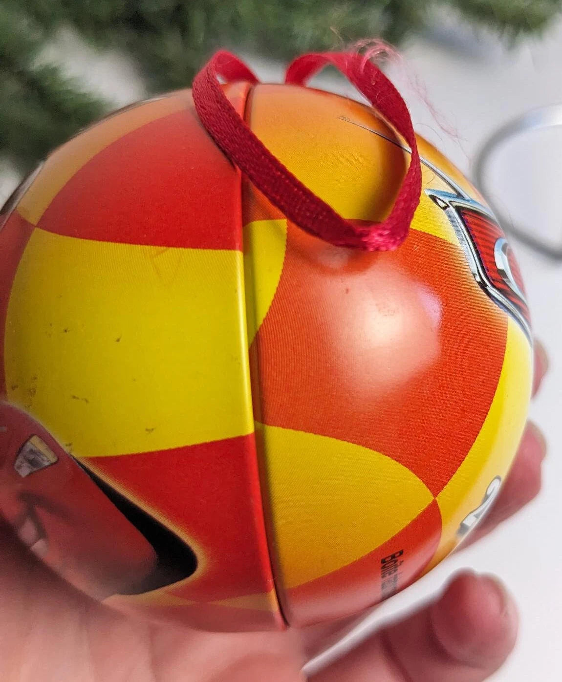 Lightening McQueen Christmas Ornament