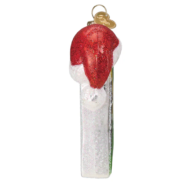 Merry Words Puzzle Word Game Blown Glass Tree Ornament by Old World Christmas