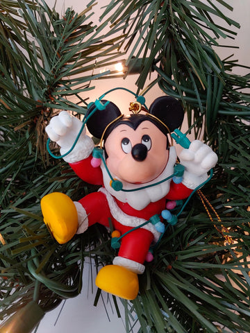 Santa Mickey Mouse Christmas Ornament