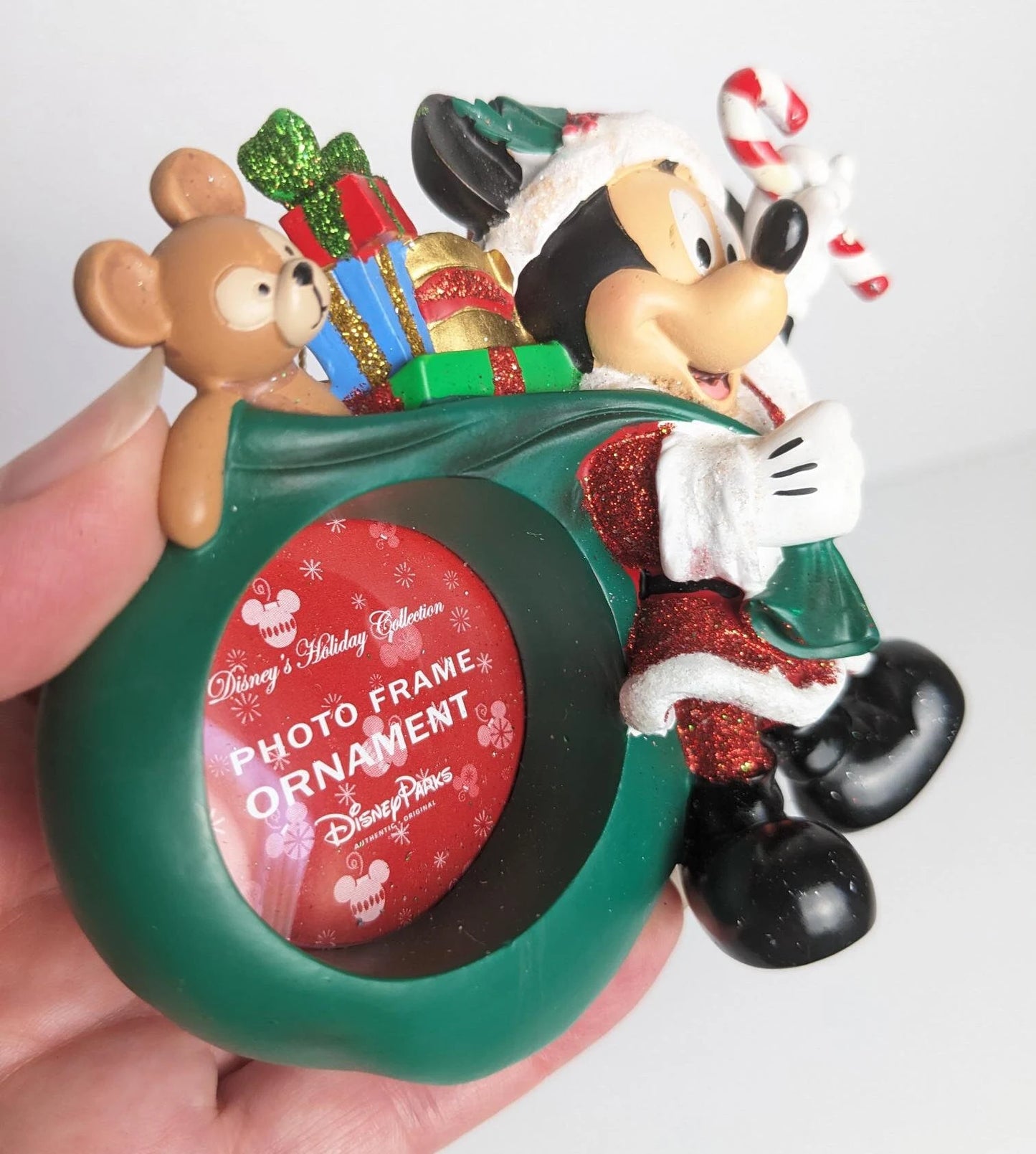 Mickey Mouse Holiday Photo Frame Christmas Ornament