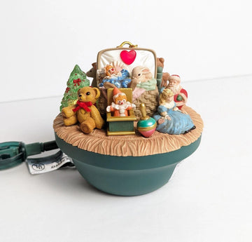 Vintage 1995 Hallmark Victorian Toy Box Motion Ornament