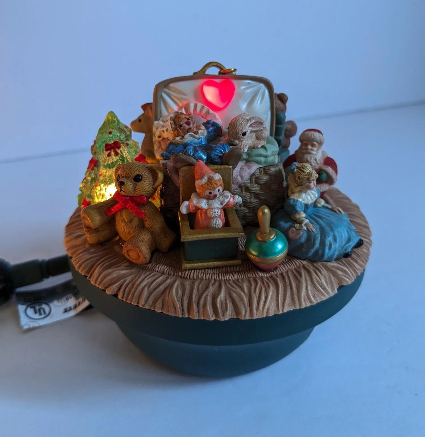 Vintage 1995 Hallmark Victorian Toy Box Motion Ornament