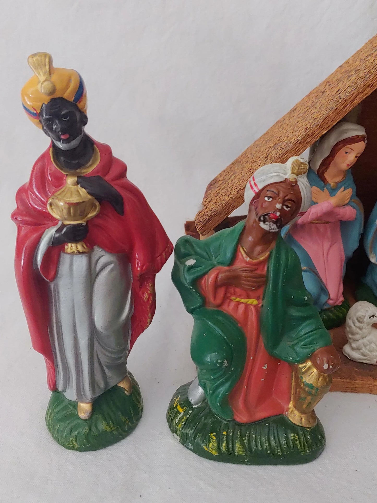 Vintage Wales Christmas Nativity Set Made in Japan