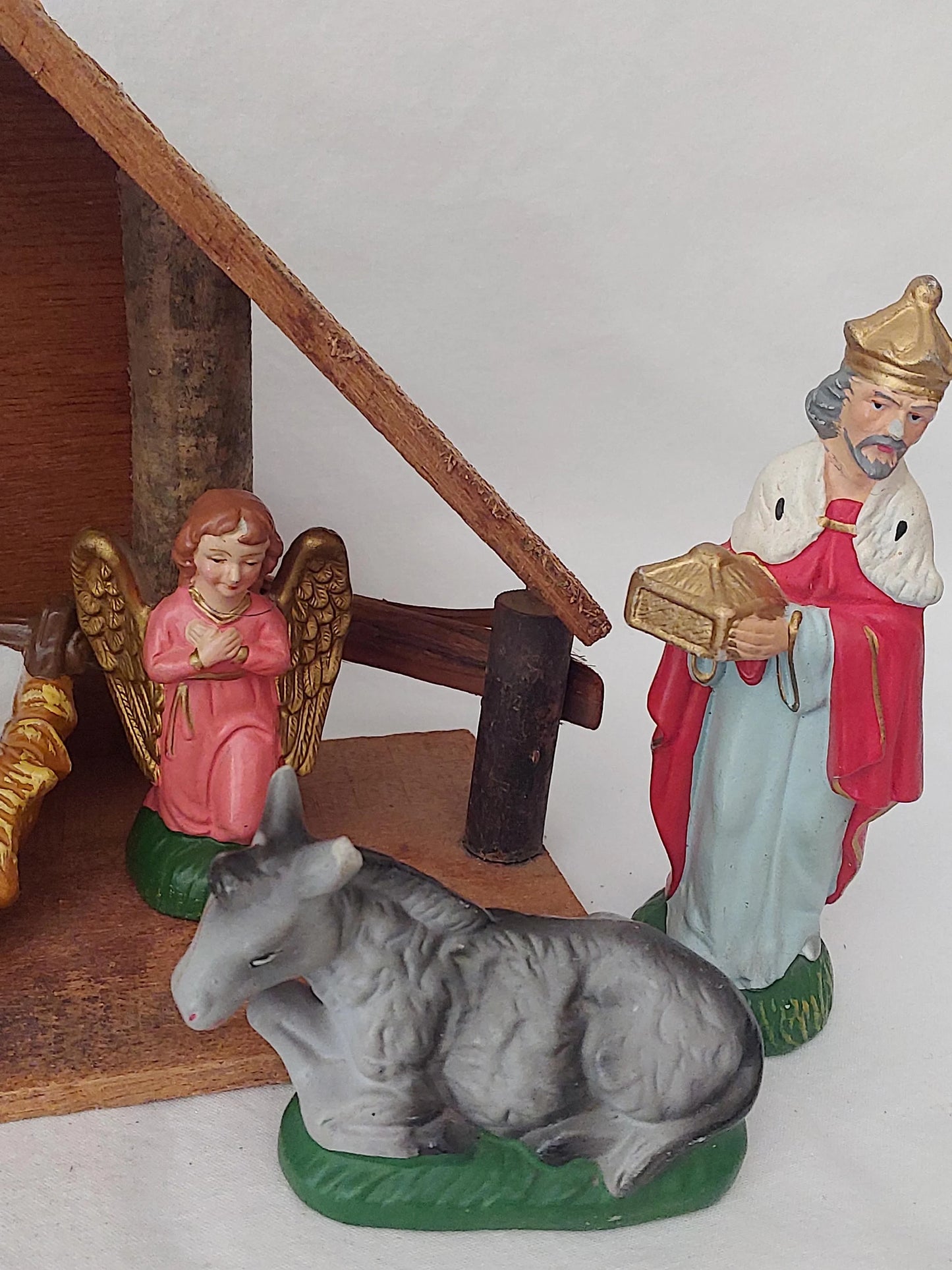 Vintage Wales Christmas Nativity Set Made in Japan