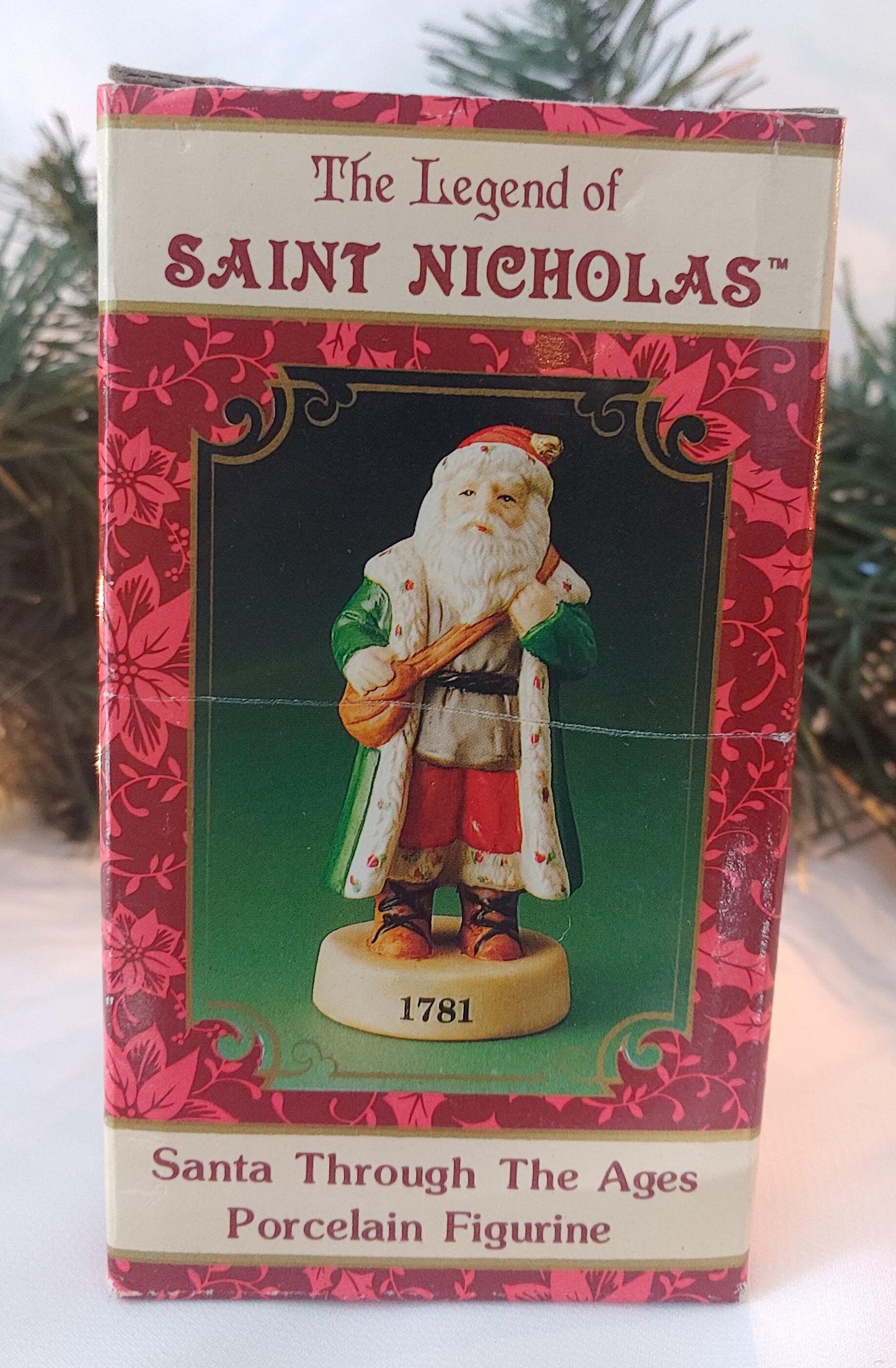 Russ Berrie Saint Nicholas 1781 Santa Christmas Figurine