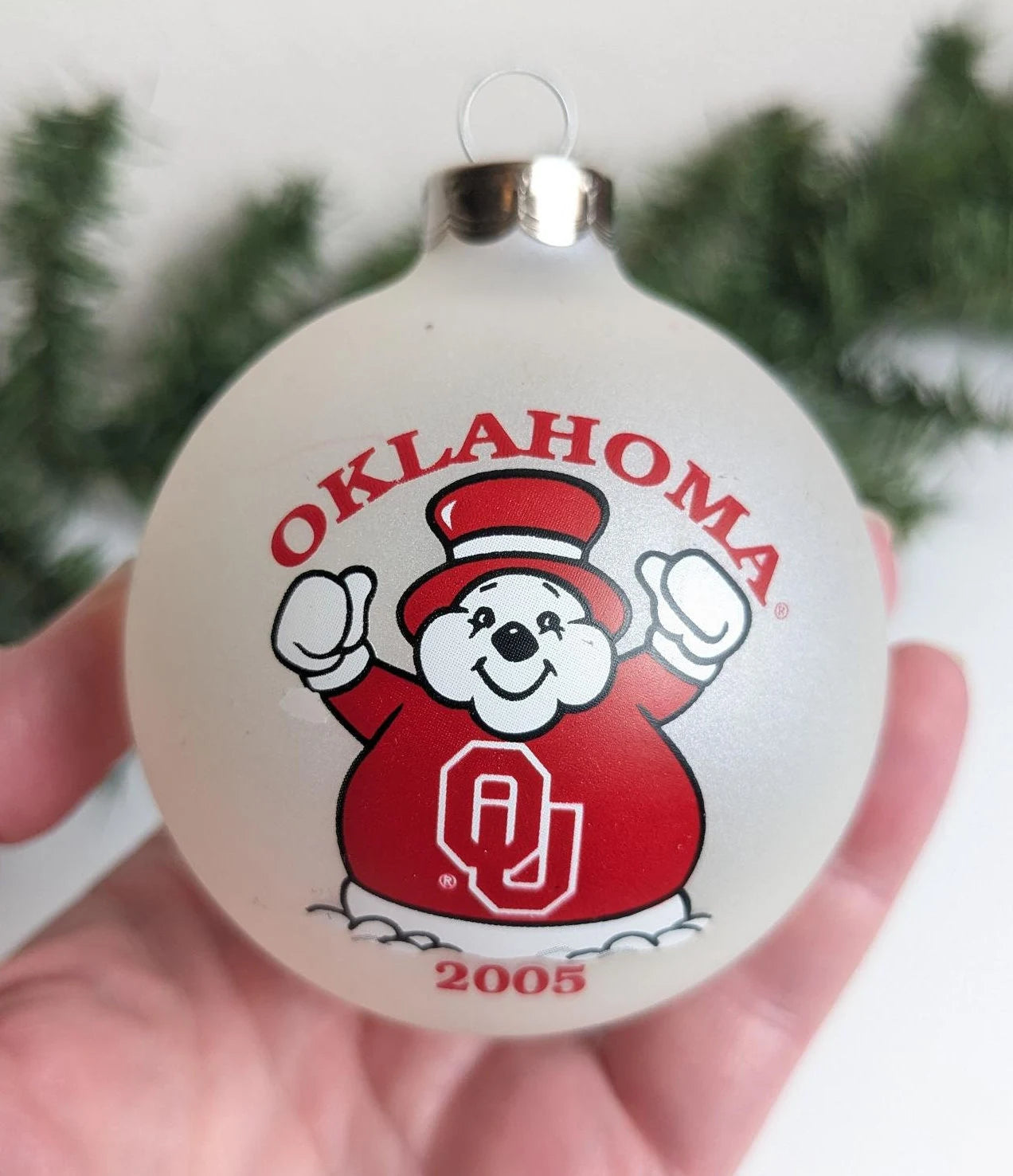 University of Oklahoma Christmas Ornament