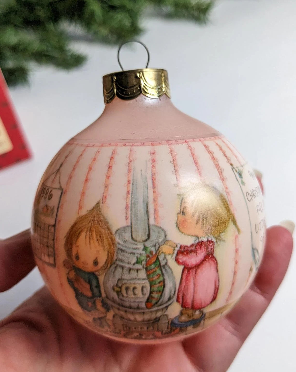 Vintage Hallmark 1986 Home for the Holidays Ornament