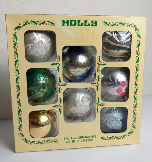 Vintage Shiny Brite Christmas Ornaments