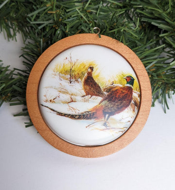 Vintage 1984 Hallmark Wildlife Collection Pheasant Christmas Ornament