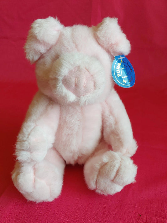 Purr-Fection by MJC Plush Pink Pig