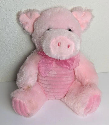 Pink Plush Pig Stuffed Animal - a Dan Dee Collectors Choice
