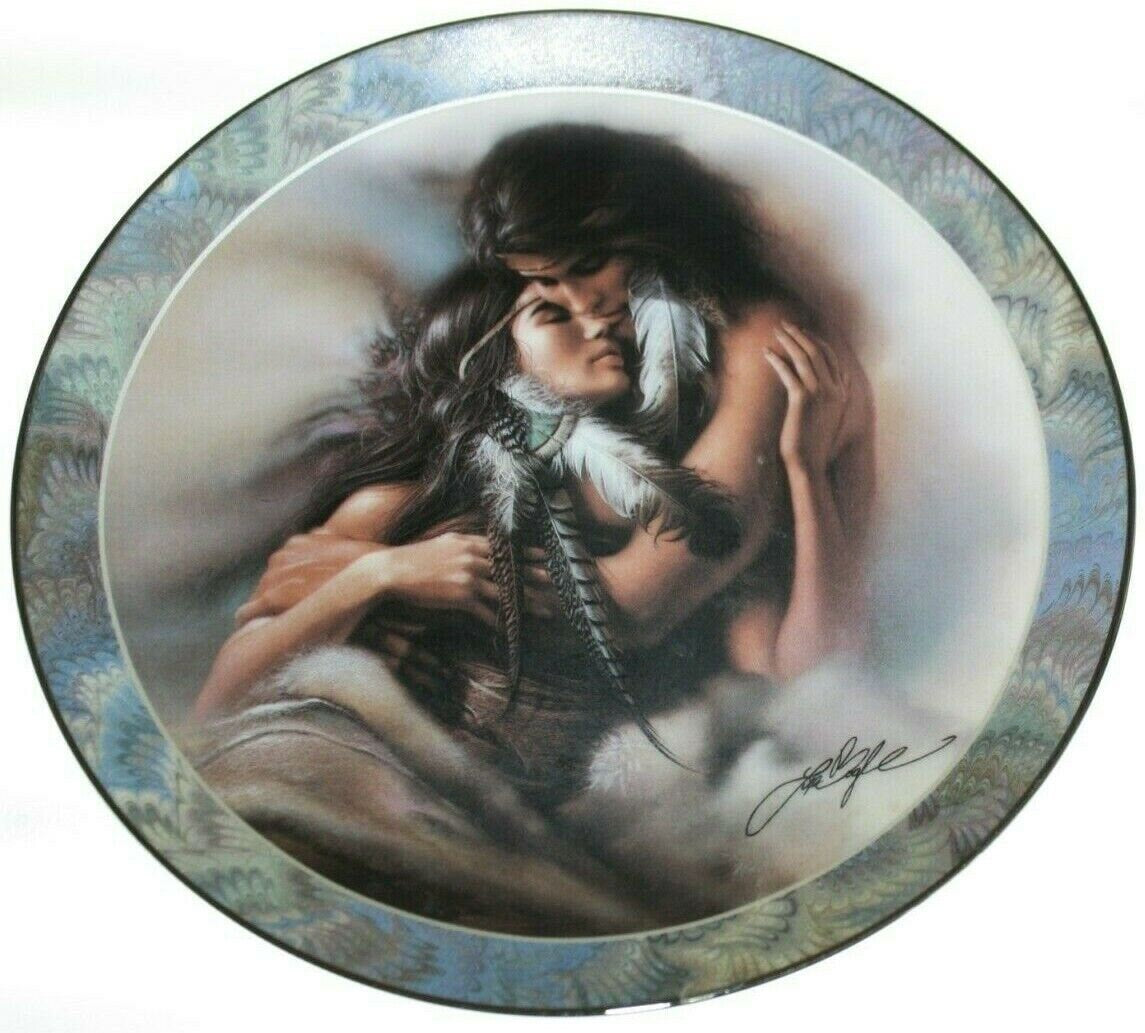 Vintage Bradford Exchange Bradex Collectible The Lover from the Soul Mate Collection Plate 1994 Porcelain