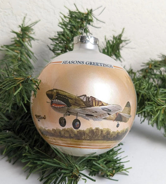 The Flying Tigers Curtiss P-40 Christmas Ornament