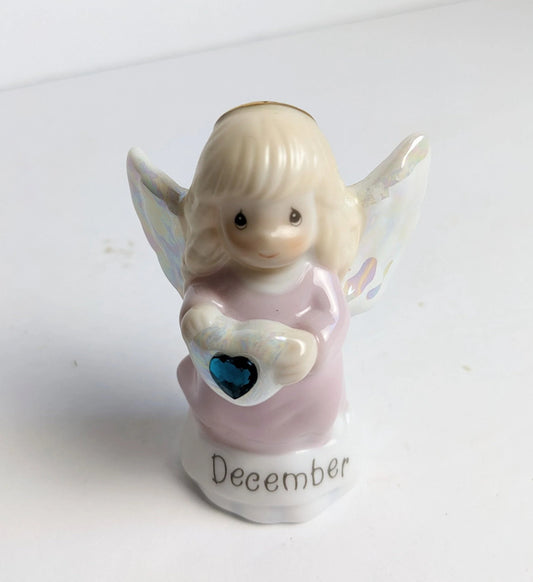 Precious Moments December Birthday Angel Figurine