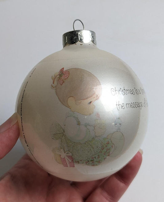 Vintage 1980 Jonathan & David Enesco Precious Moments Ornament