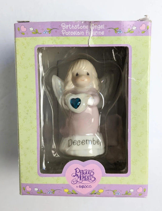 Precious Moments December Birthday Angel Figurine