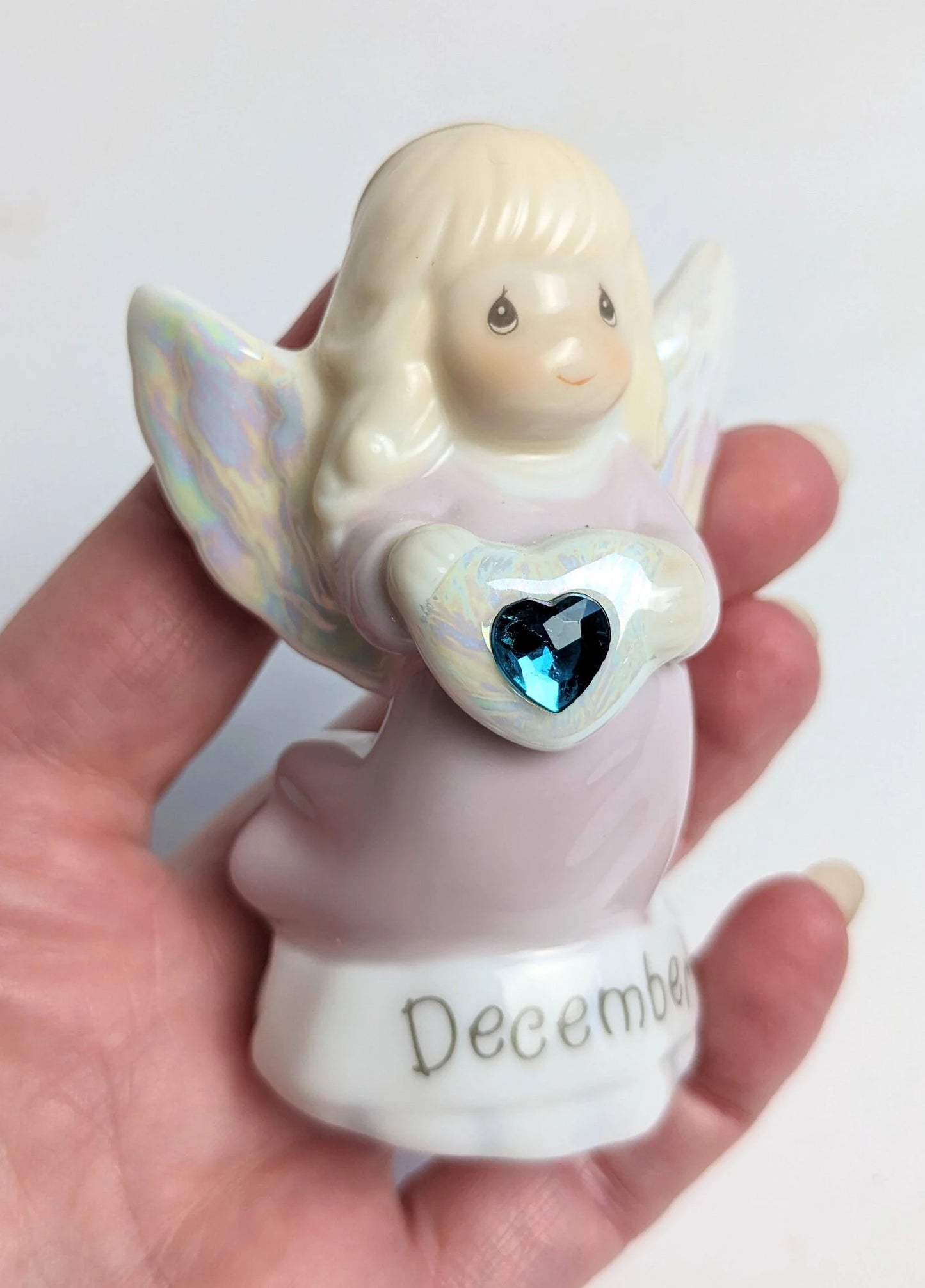 Precious Moments December Birthday Angel Figurine