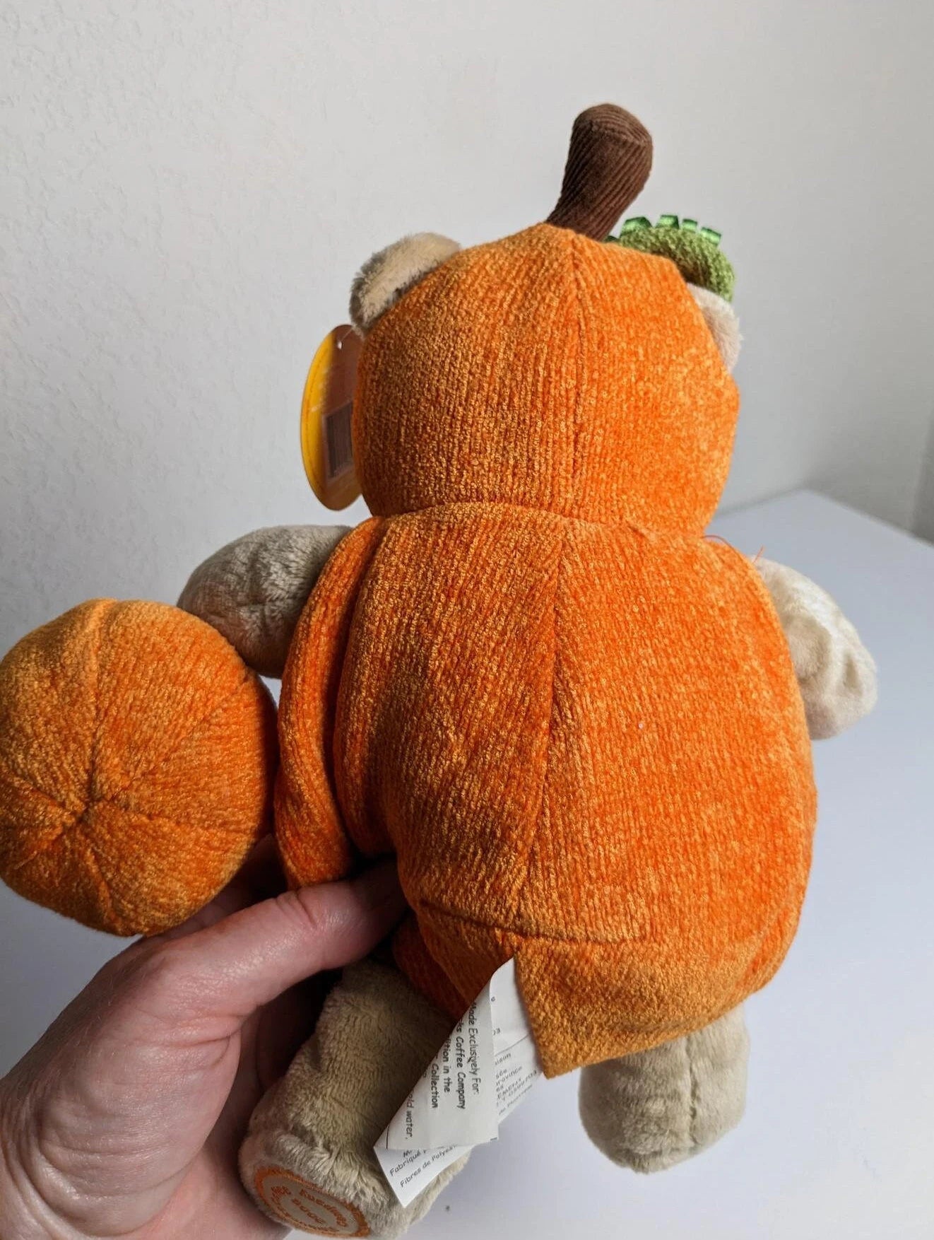 Starbucks Bearista Halloween Pumpkin Teddy Bear