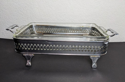 Pyrex Casserole Dish with Serving Tray