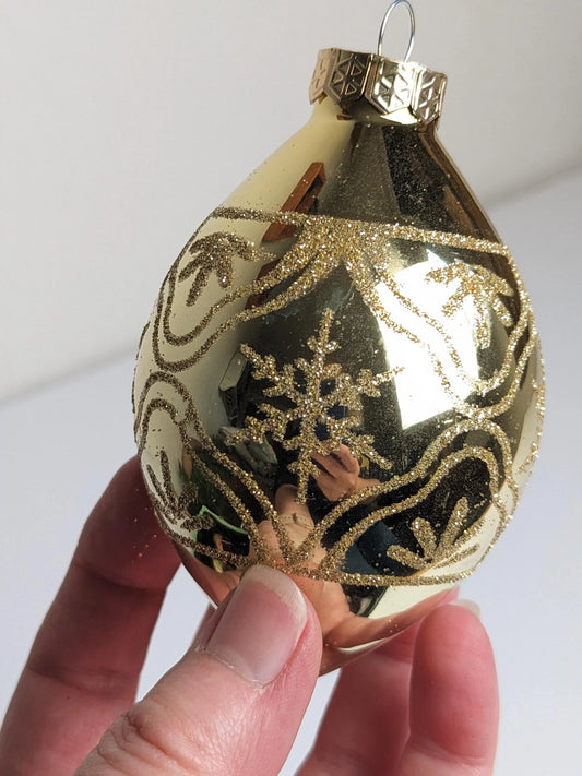 Red and Gold Christmas Ornaments