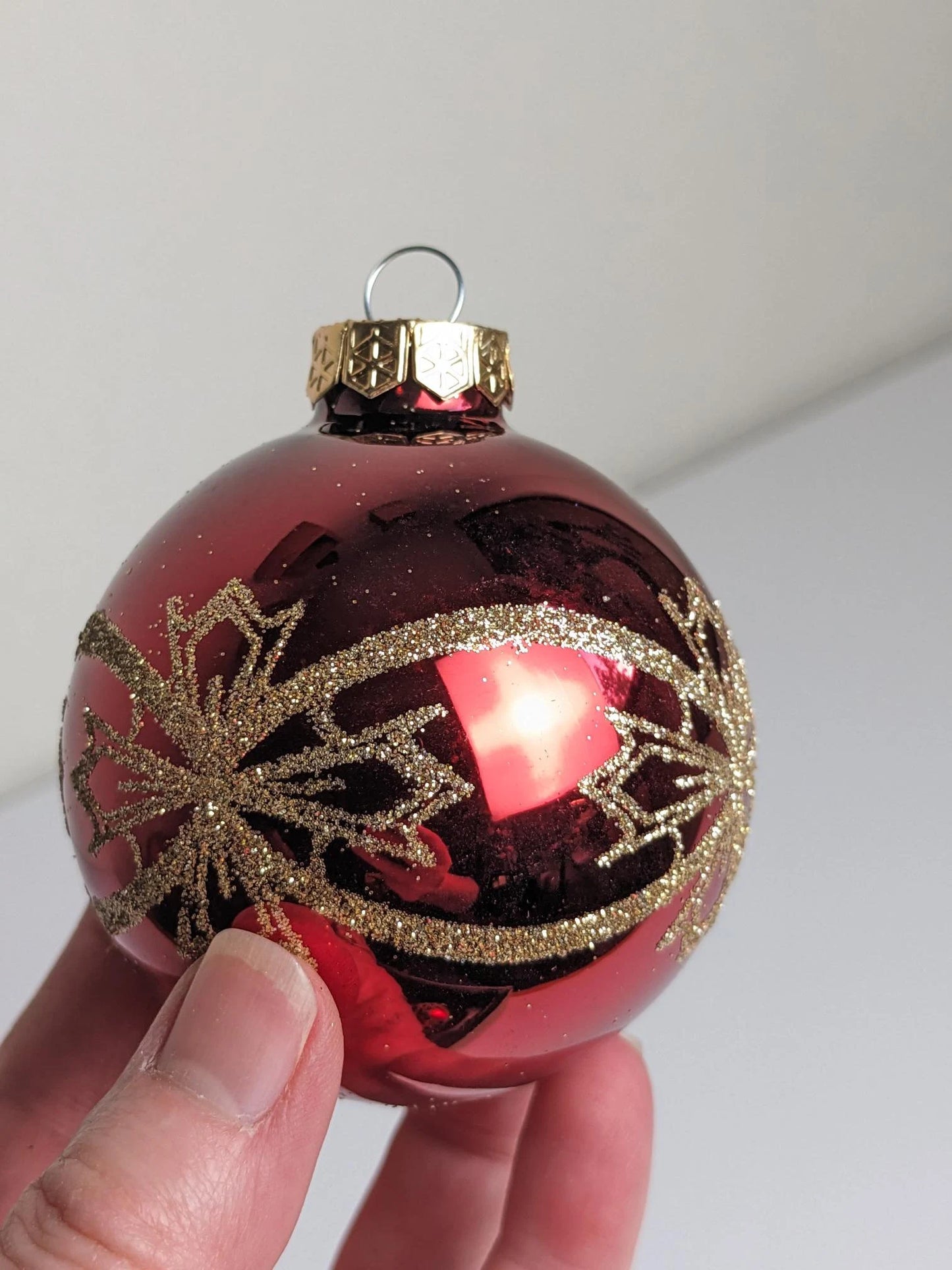 Red and Gold Christmas Ornaments