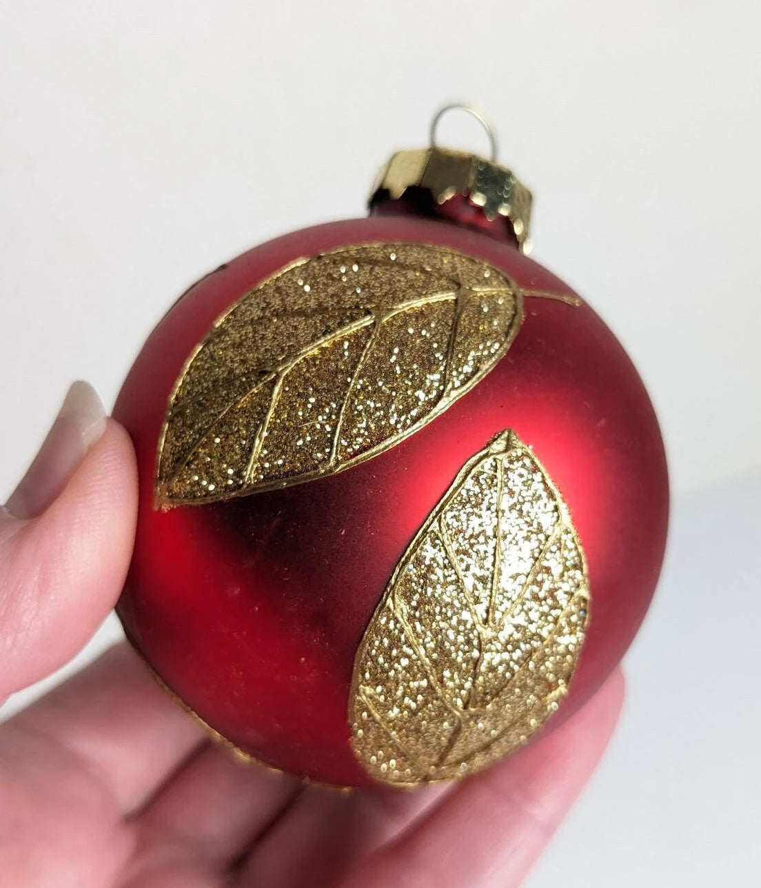 Vintage Red Christmas Ornaments