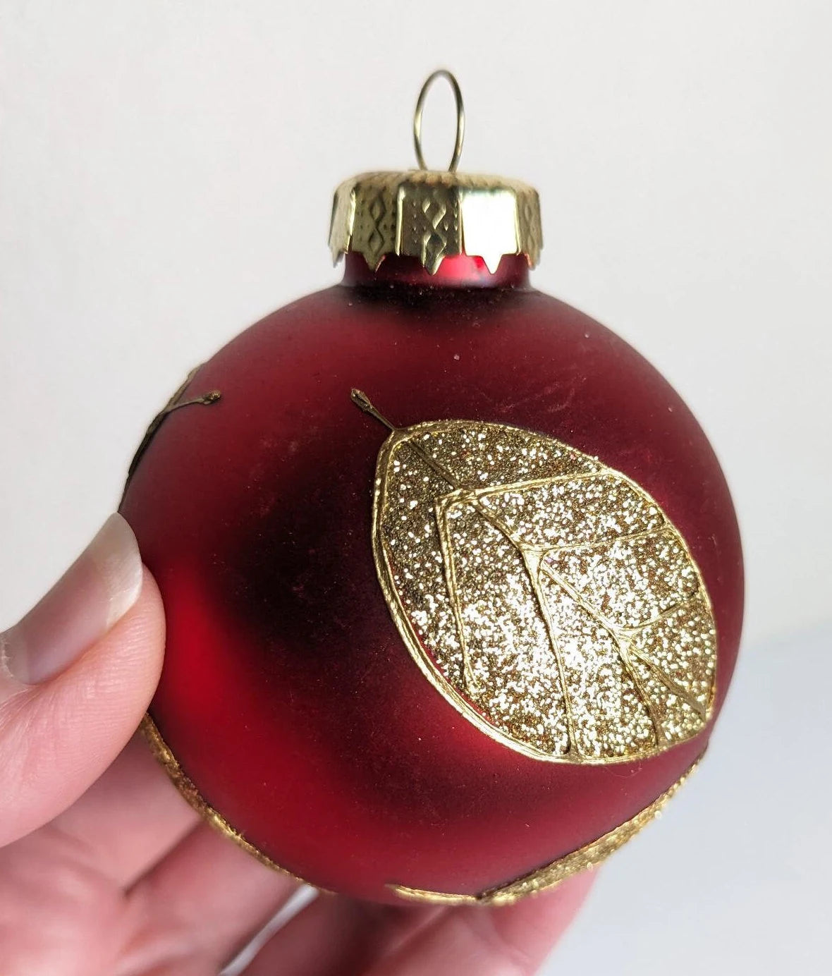 Vintage Red Christmas Ornaments