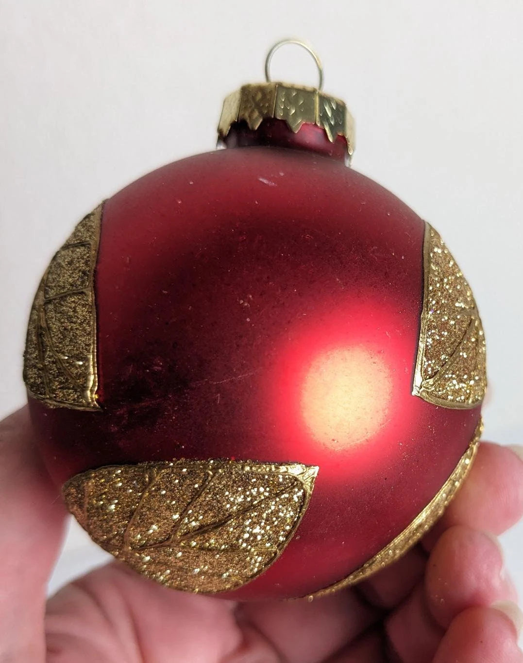 Vintage Red Christmas Ornaments