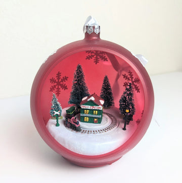 Mr. Christmas Animated Train Fiber Optic Ornament