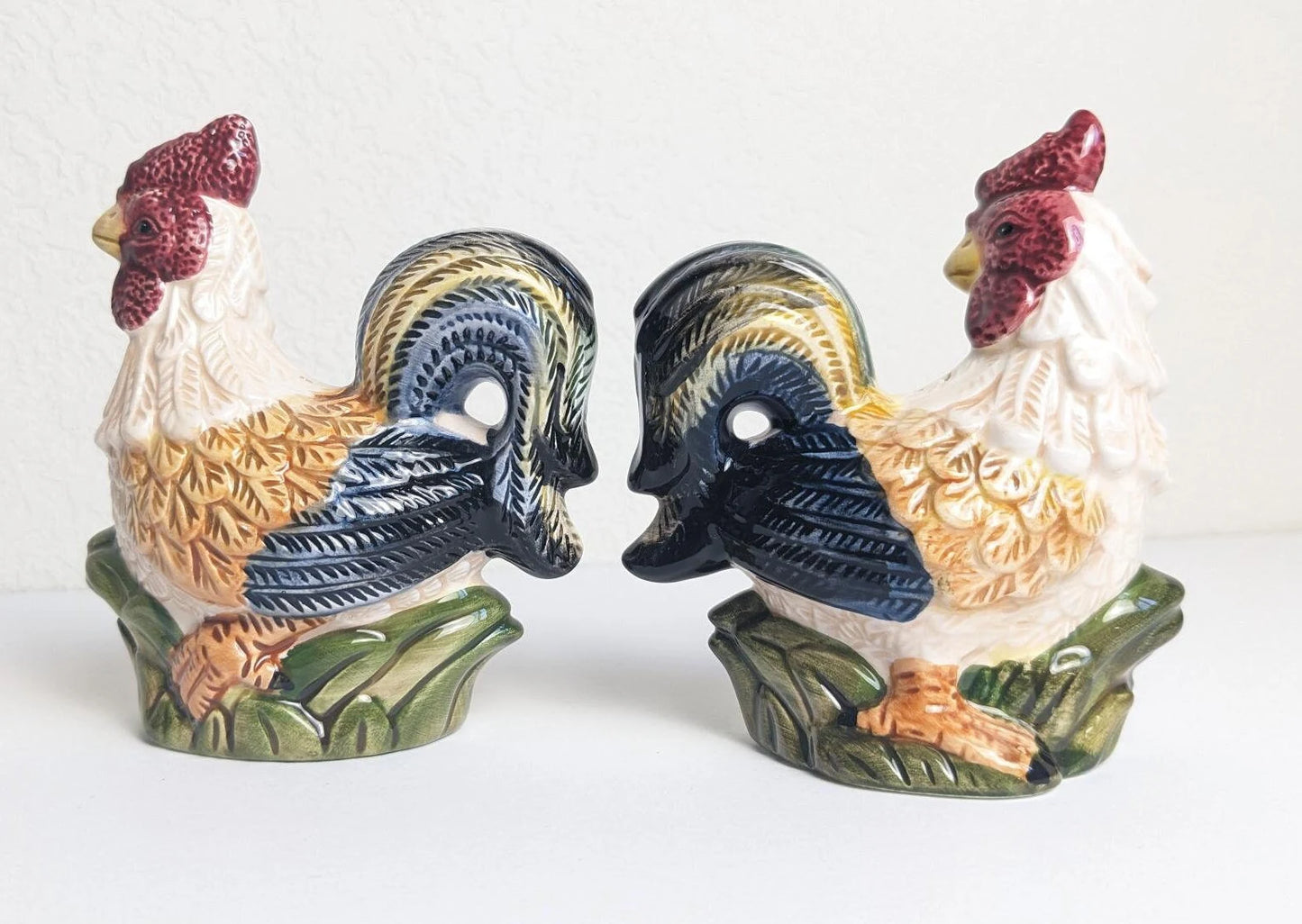 Vintage Jay Import Rooster Salt and Pepper Shakers