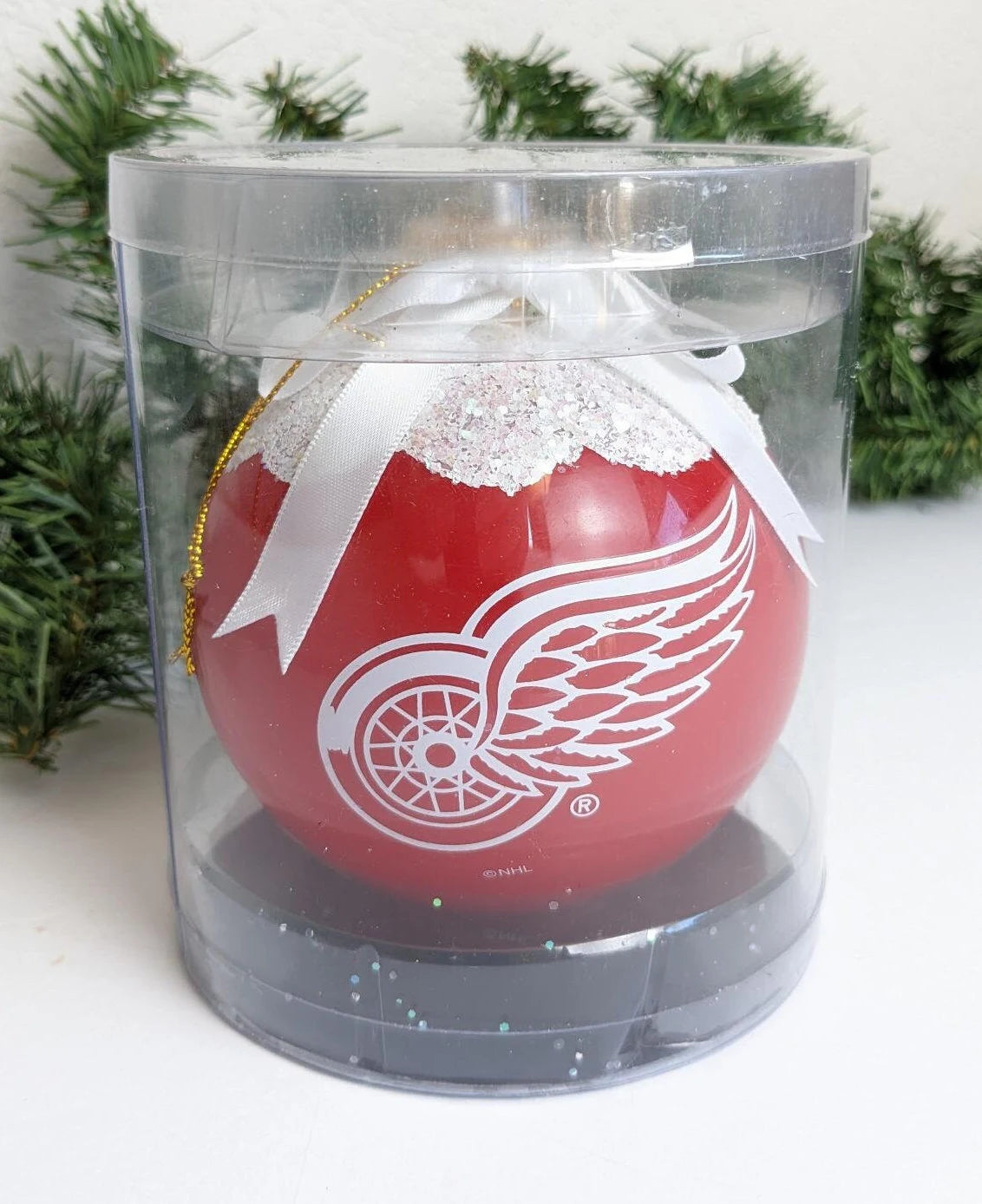 Detroit Red Wings Christmas Ornament