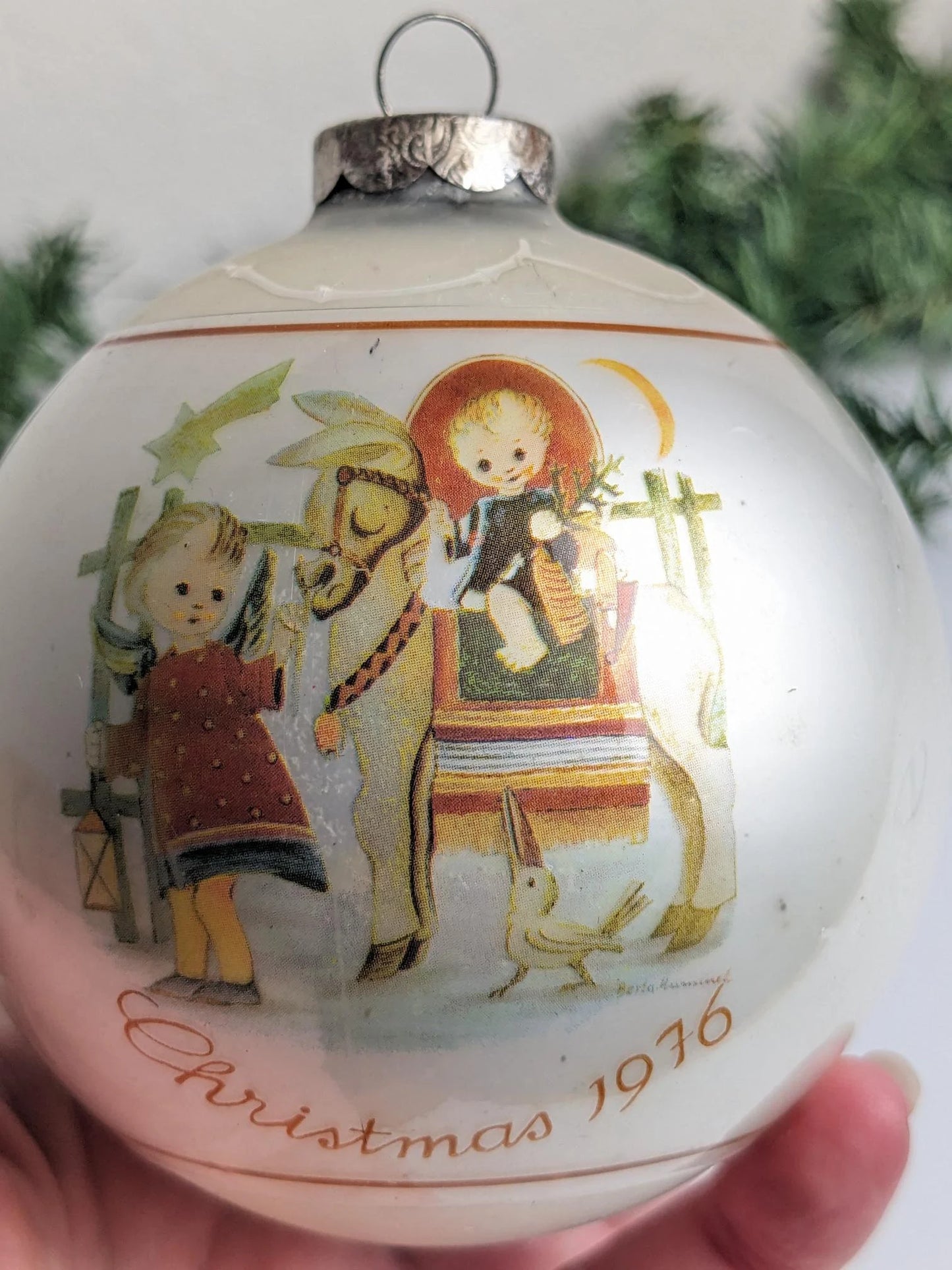 Vintage Schmid 1976 Berta Hummel Sacred Journey Ornament