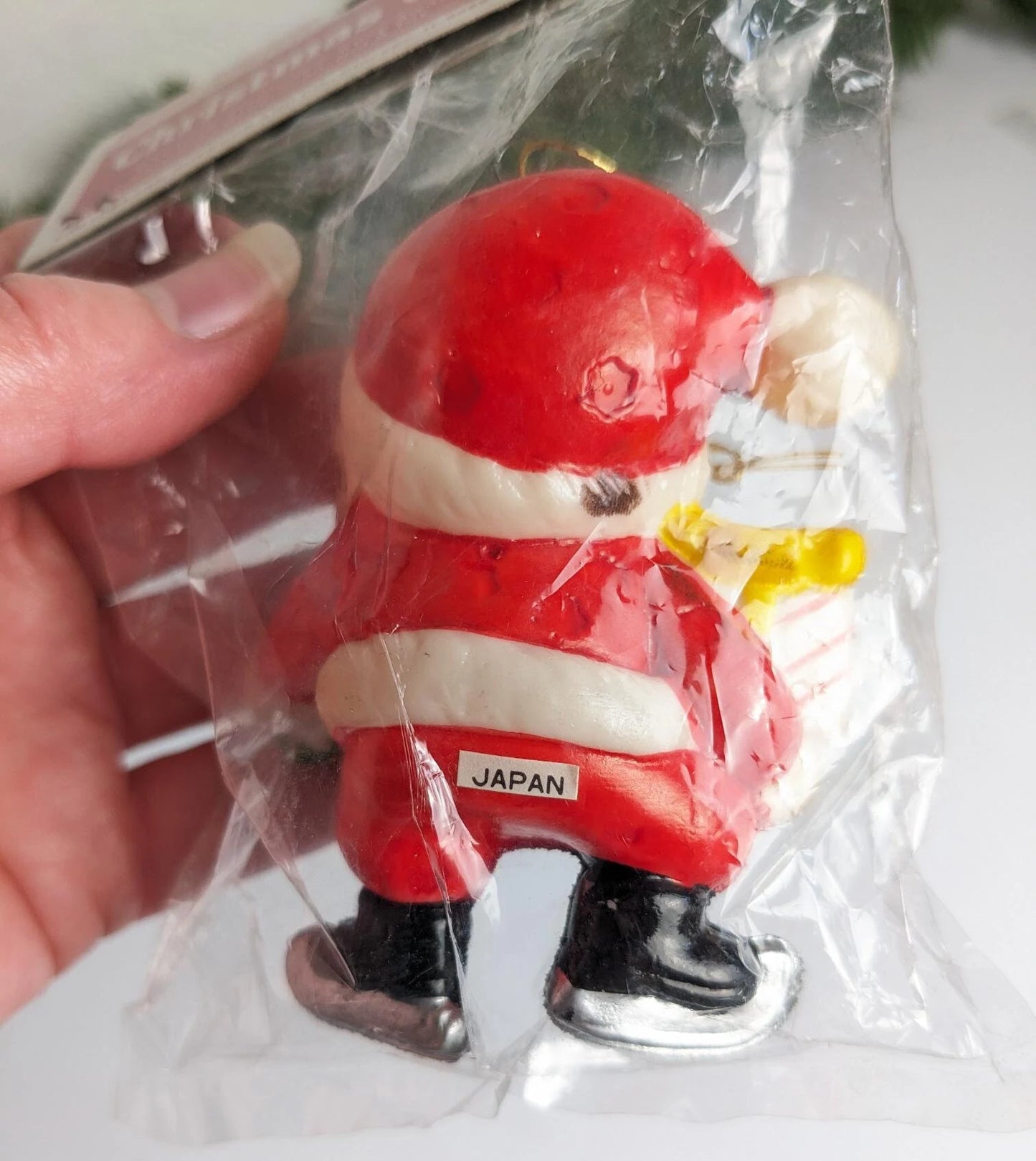 Ice Skating Santa Claus Christmas Ornament