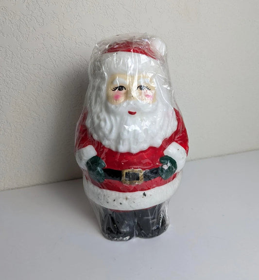 Large Vintage Santa Novelty Christmas Candle