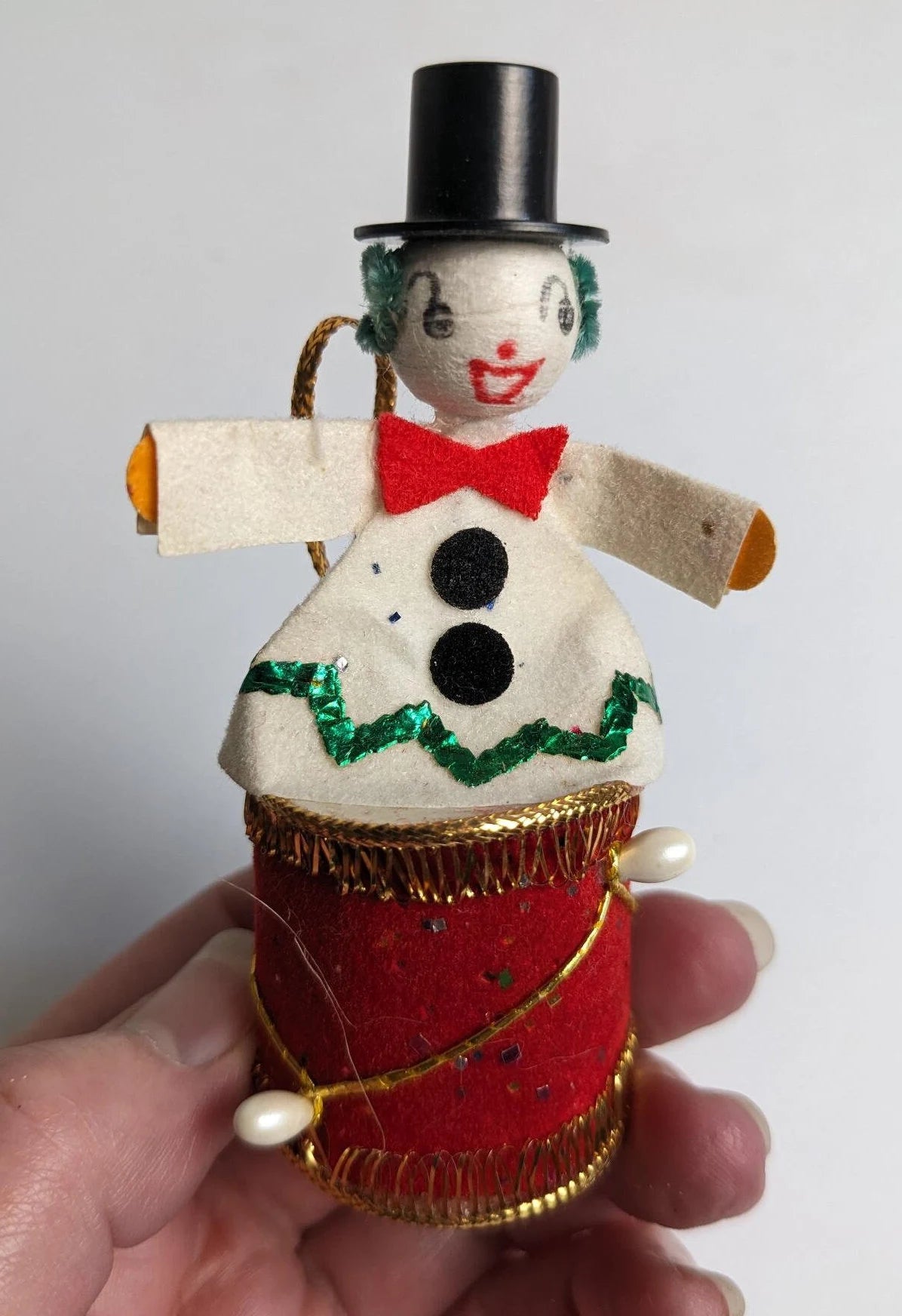 Vintage Snowman Christmas Ornaments