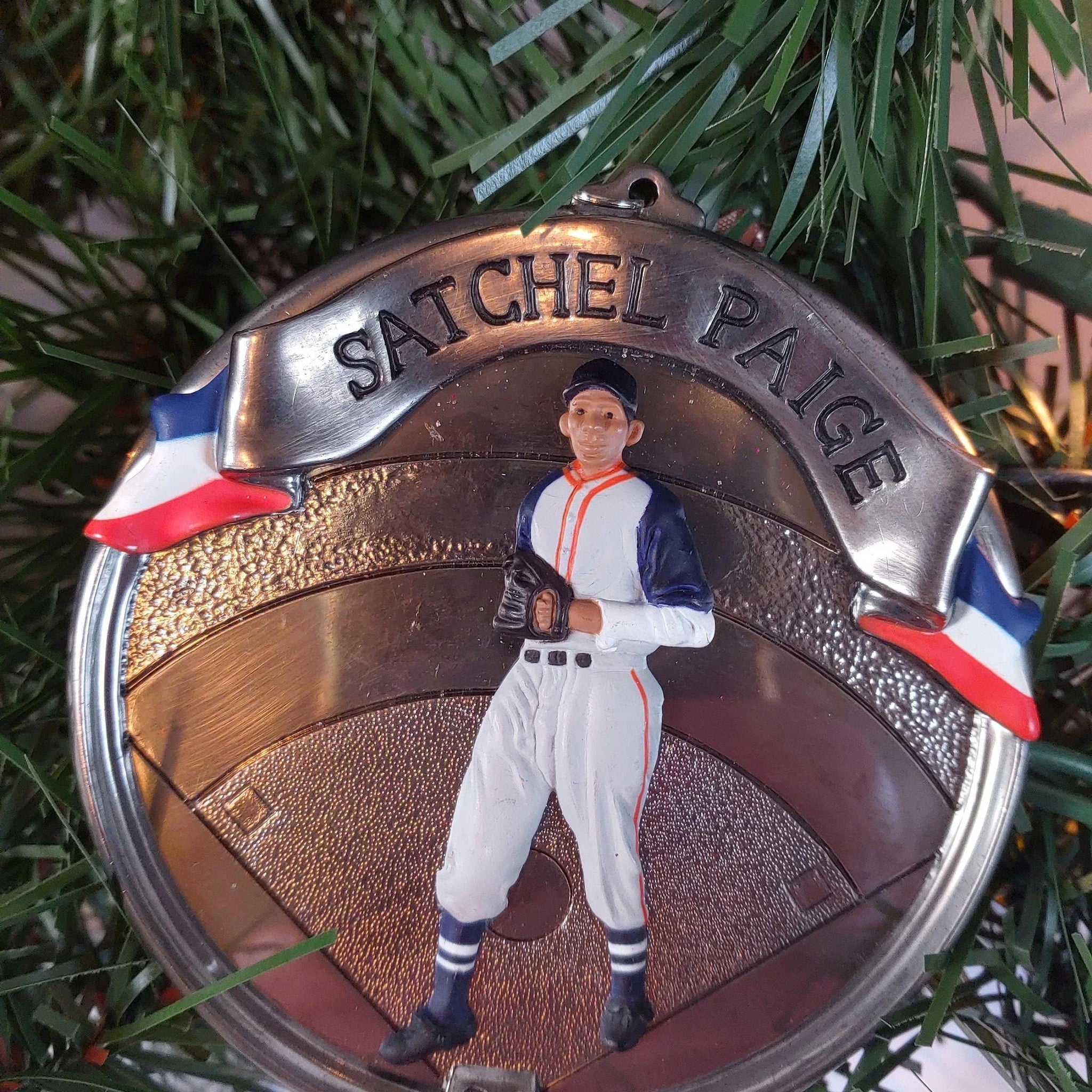 Satchel Paige Baseball 1996 Hallmark Christmas Ornament