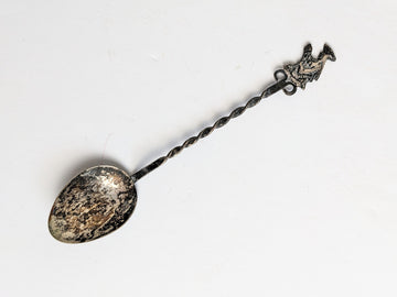 Vintage Twisted Handle Collectors Spoon