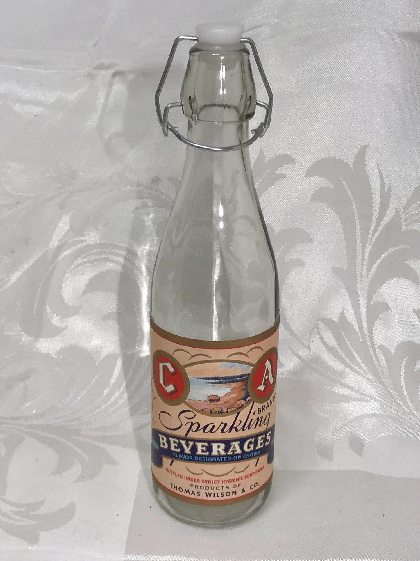 1930s Vintage C&A Sparkling Beverage Bottle