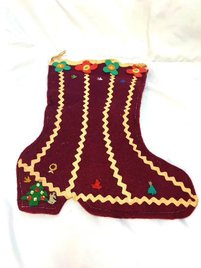 Vintage Christmas Stocking