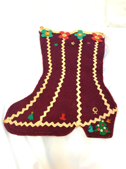 Vintage Christmas Stocking