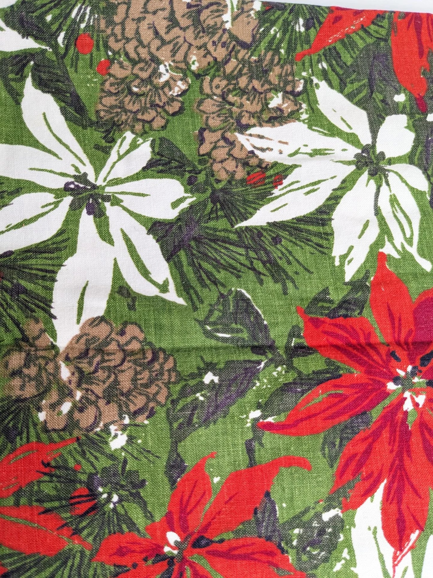 Vintage Christmas Tablecloth