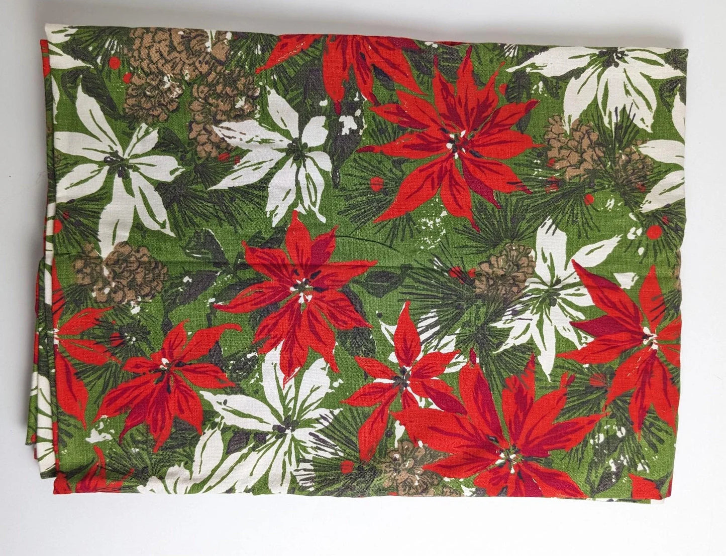 Vintage Christmas Tablecloth