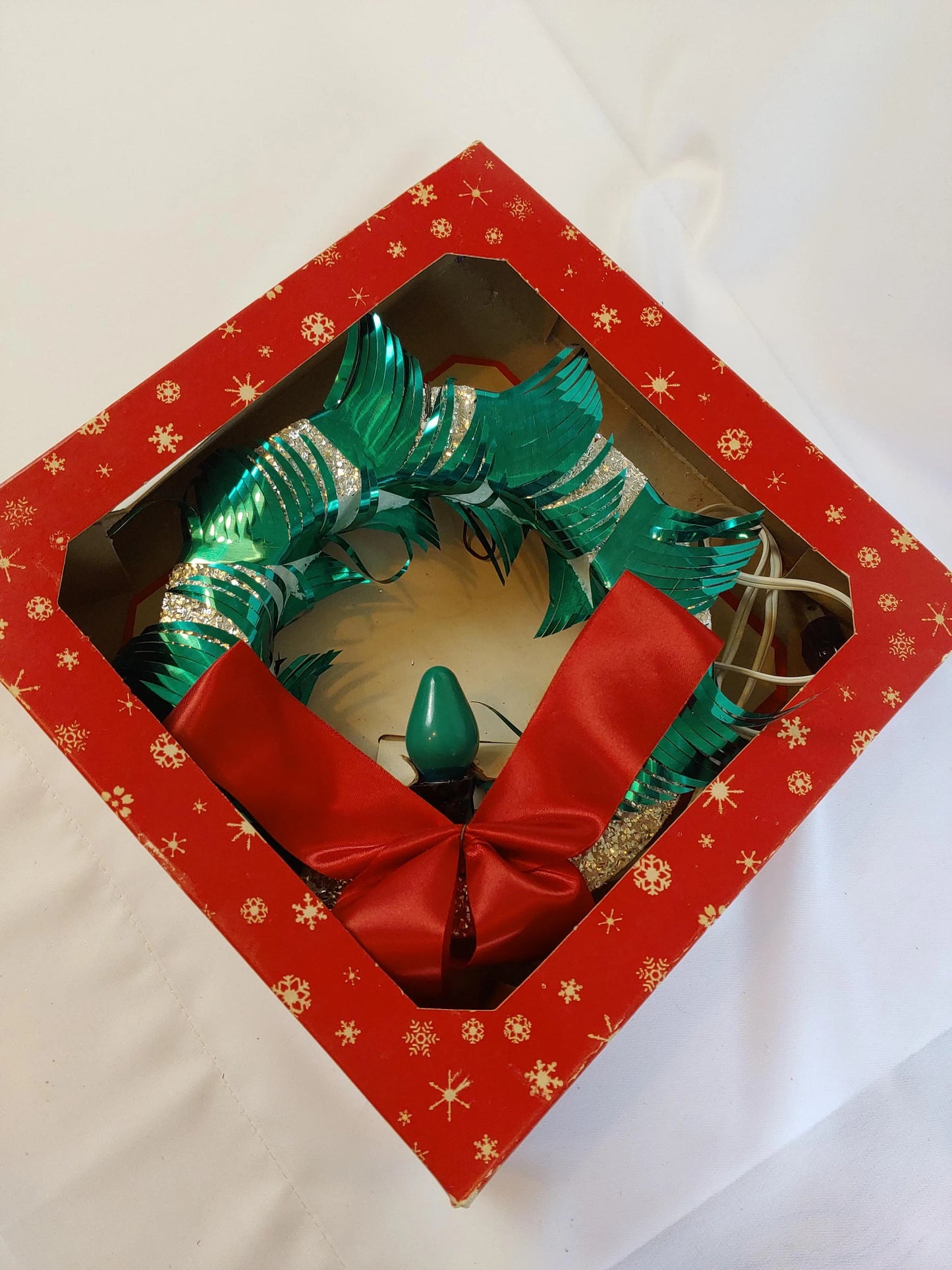 Ringalite Tinsel Wreath Christmas Decoration