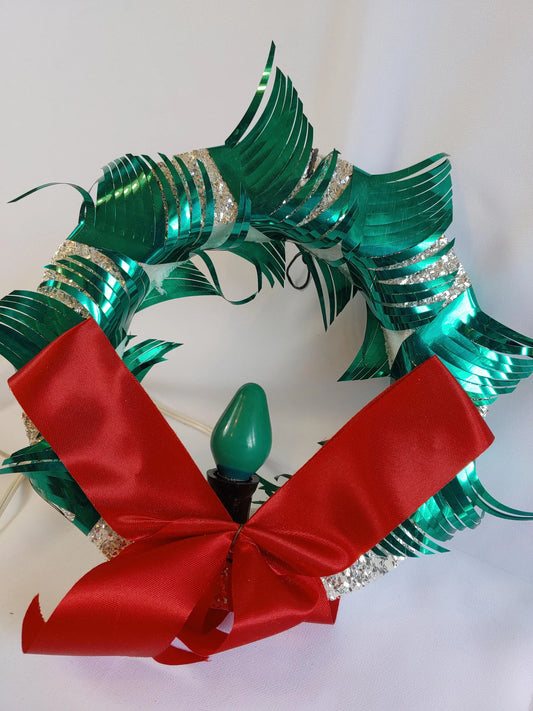Ringalite Tinsel Wreath Christmas Decoration