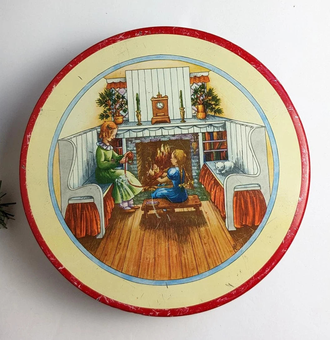 Vintage Kroekel Oetinger Storage Tin