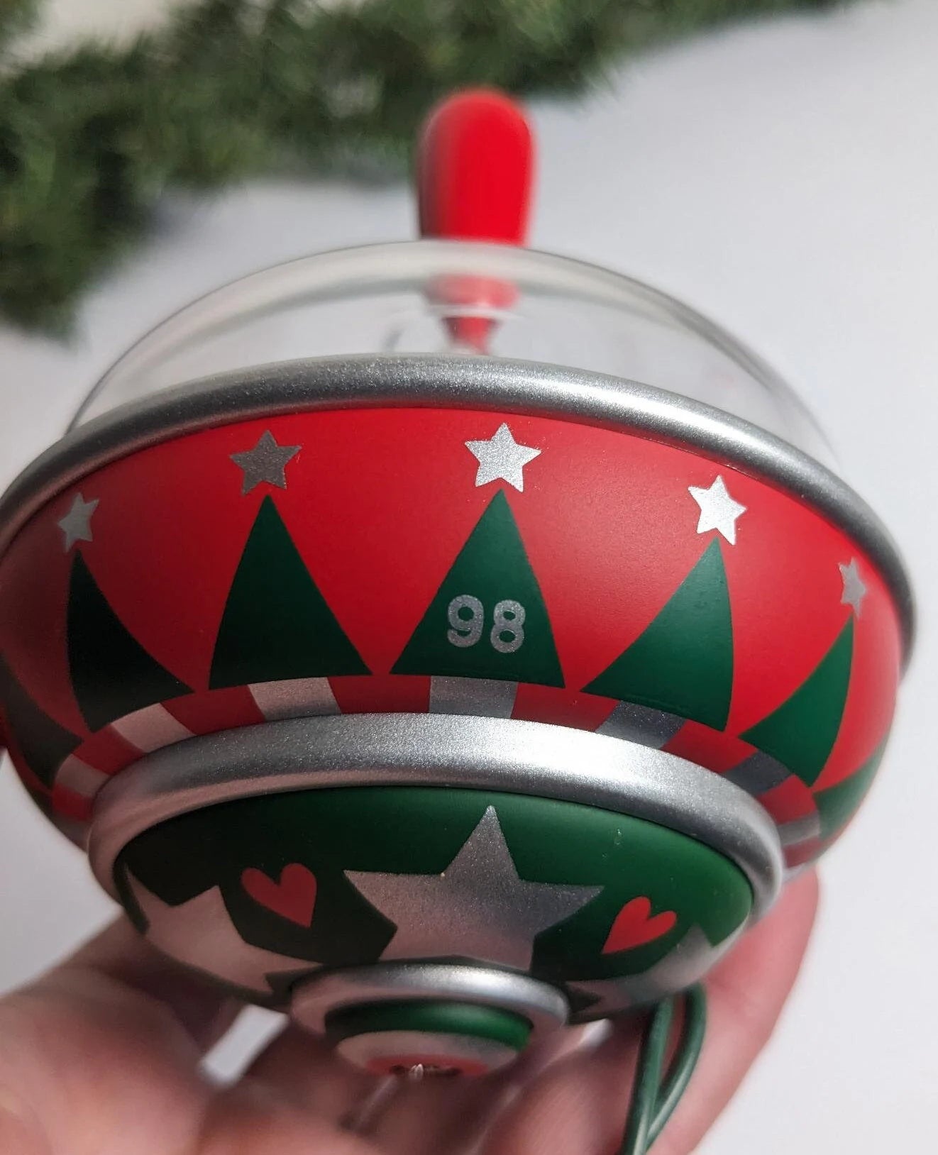 Santa's Spin Top - Hallmark Keepsake Ornament 1998