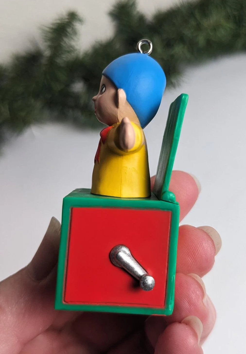 A Springy Surprise Christmas Ornament