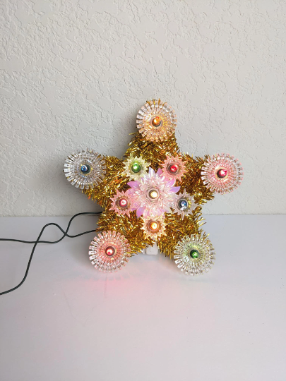 Vintage Light-Up Christmas Tree Topper