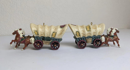 Vintage Western Chuckwagon Ornaments